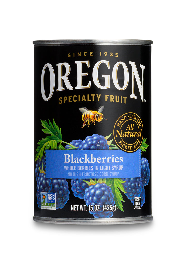 Oregon Fruit Products Blackberry 15 Ounce Size - 8 Per Case.