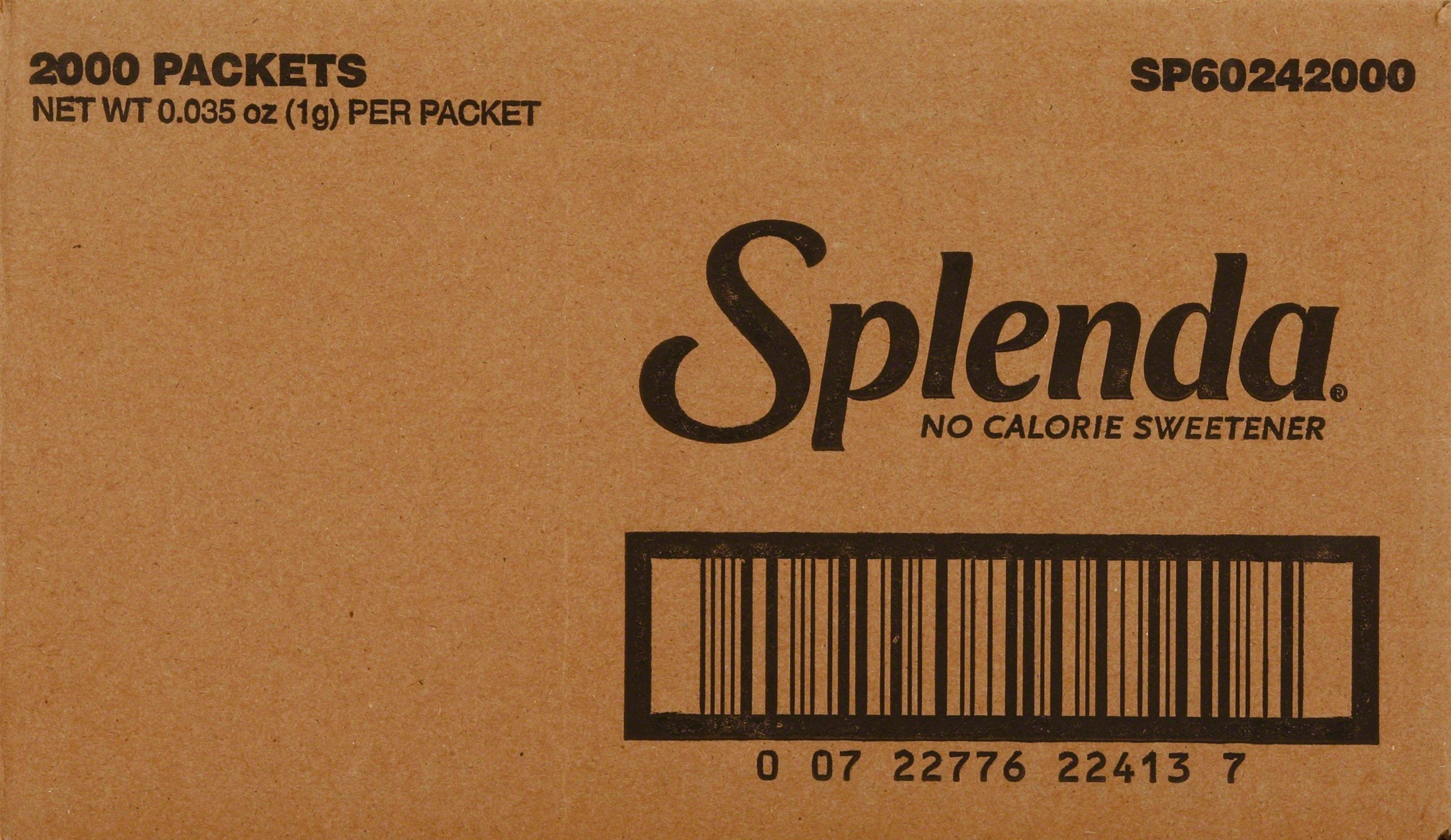 SplendaPackets Fs 2000 Count Packs - 1 Per Case.