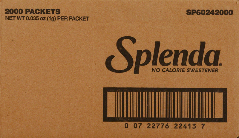 SplendaPackets Fs 2000 Count Packs - 1 Per Case.