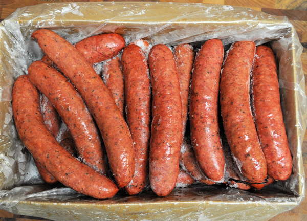 Hickory Smoked Sausage Link 10 Pound Each - 1 Per Case.