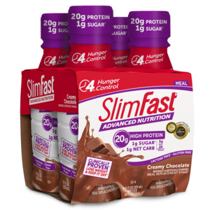Slimfast Advanced Rtd Creamy Milk Chocolate 11 Fluid Ounce - 12 Per Case.