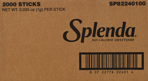 SplendaSticks Fs Us 2000 Count Packs - 1 Per Case.