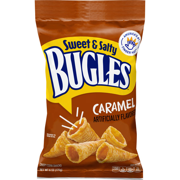 Bugles™ Caramel 6 Ounce Size - 12 Per Case.