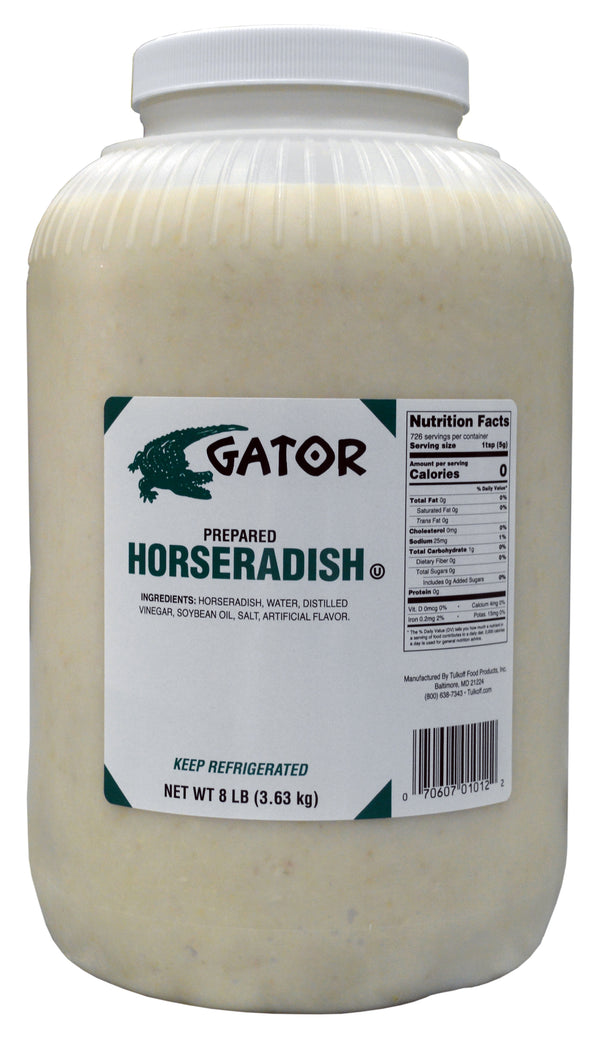 Prepared Horseradish 8 Pound Each - 4 Per Case.