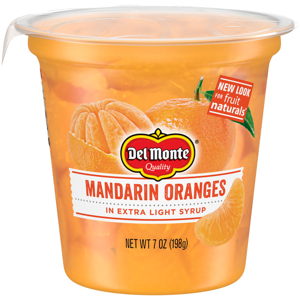 Del Monte® Mandarin Oranges In Extra Lightsyrup Cup 7 Ounce Size - 12 Per Case.