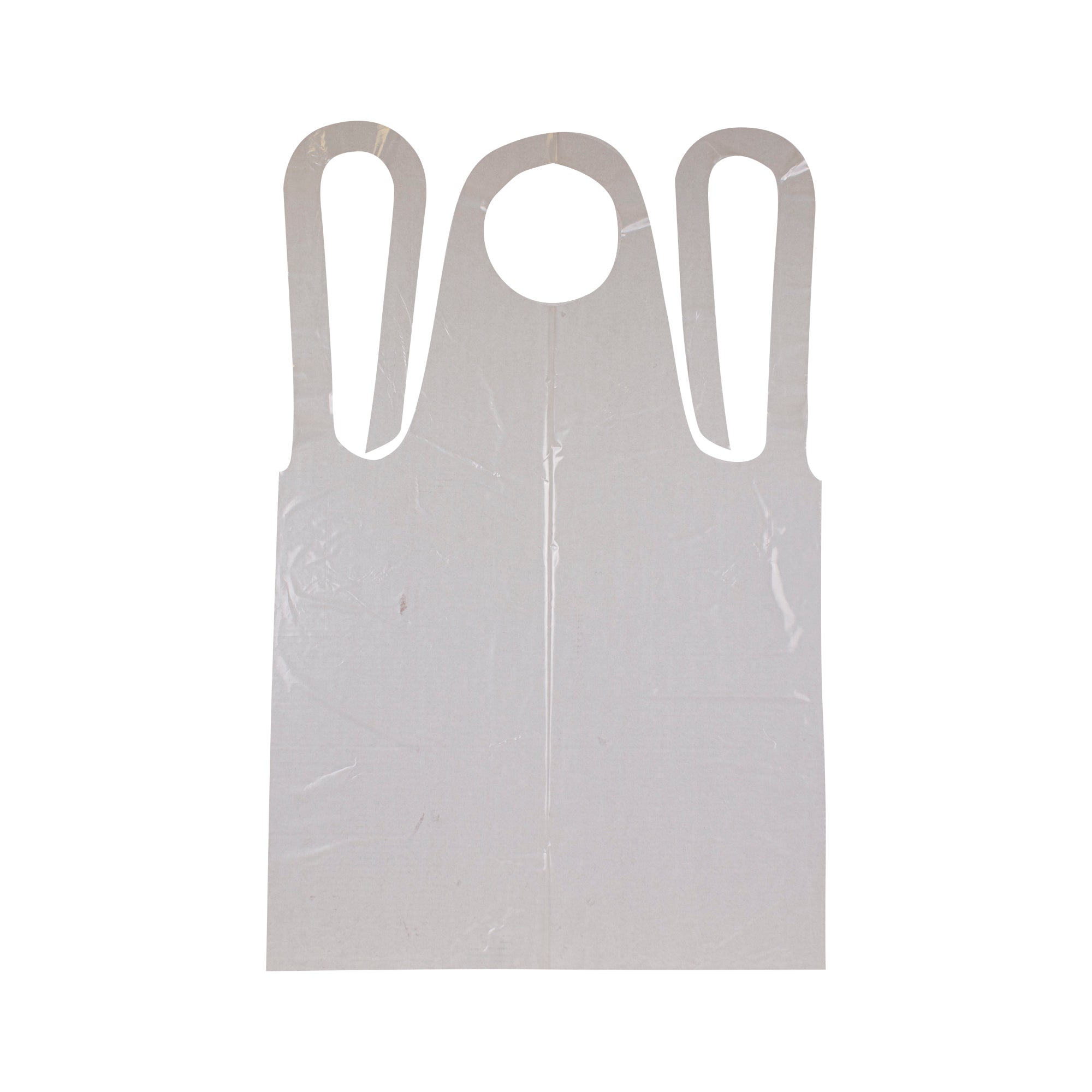 Neatgards Heavy Duty Smooth Clear Poly Apron 100 Each - 1 Per Case.