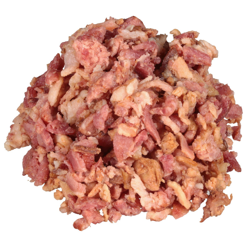Bacon Fully Cooked Topping 4"es 5.028 Pound Each - 2 Per Case.