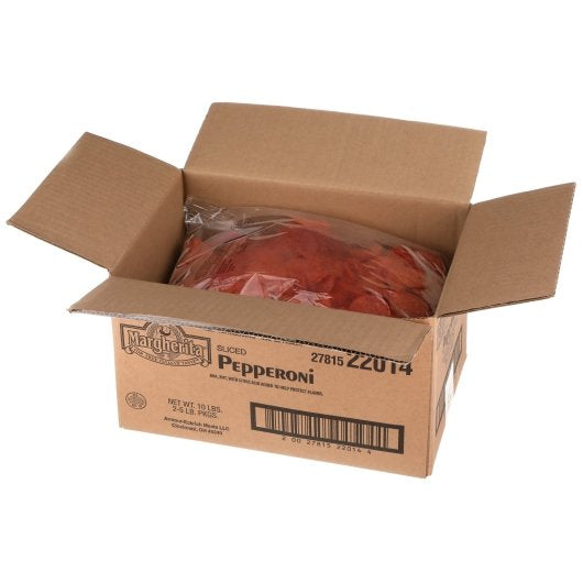 Margherita Pepperoni Slices 5.037 Pound Each - 2 Per Case.