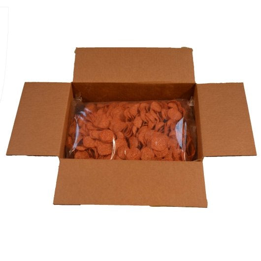 Margherita Char Proof Pepperoni Slices 12.564 Pound Each - 2 Per Case.