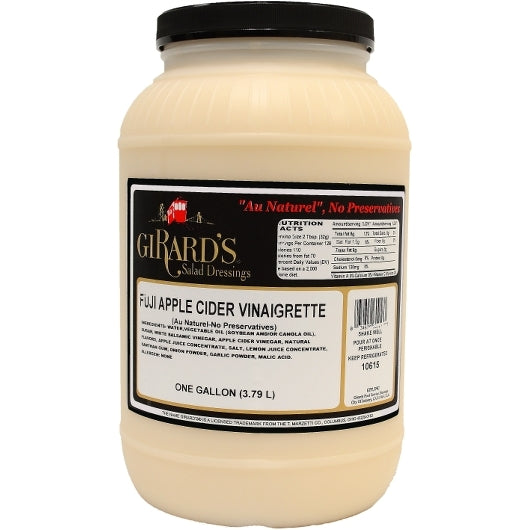 Girard's Fuji Apple Cider Vinaigrette Dressing, 1 Gallon- 2 Per Case
