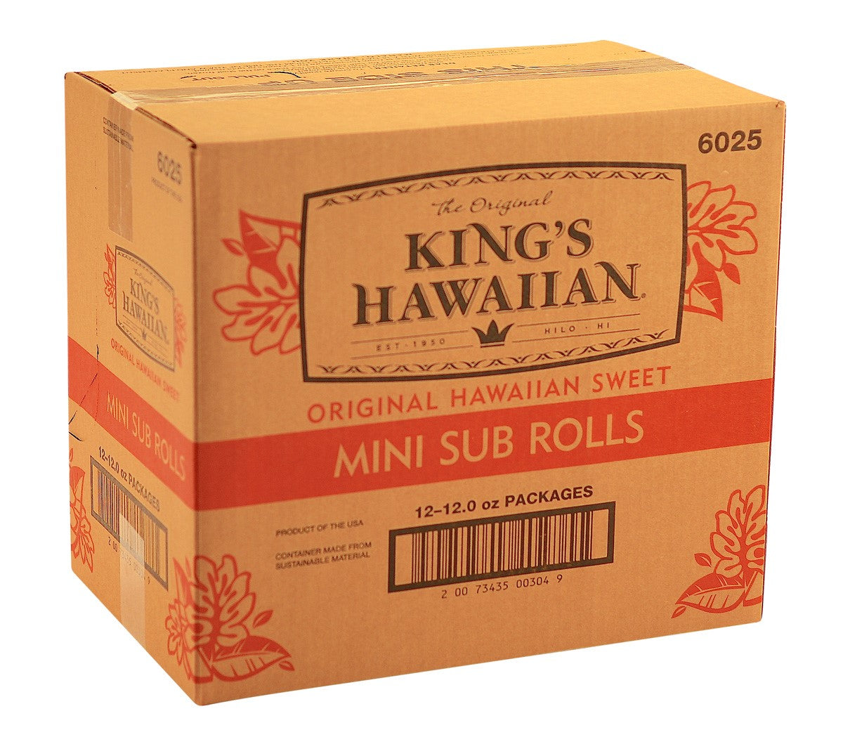 Original Mini Sub Rolls 12 Ounce Size - 12 Per Case.