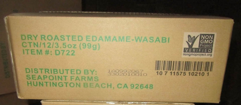 Dry Roasted Wasabi 3.5 Ounce Size - 108 Per Case.