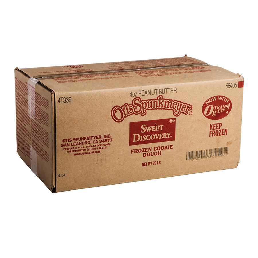Peanut Butter Frozen Cookie Dough4 Ounce Size - 80 Per Case.