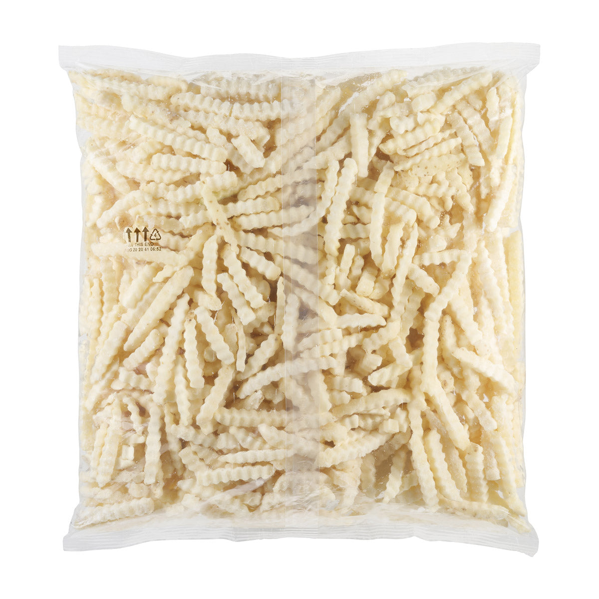 Simplot Blue Ribbon 6" Crinkle Cut Frieslb 5 Pound Each - 6 Per Case.