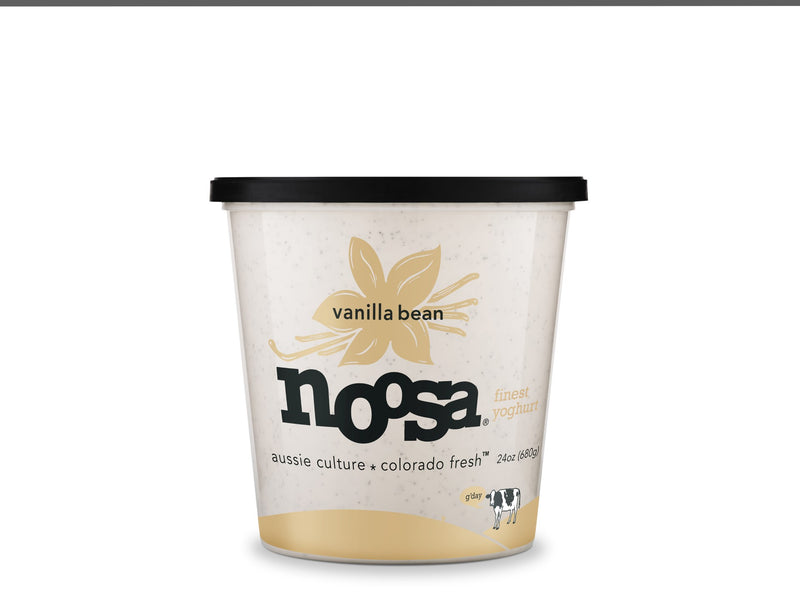 Noosa Yoghurt Vanilla Bean 24 Ounce Size - 4 Per Case.