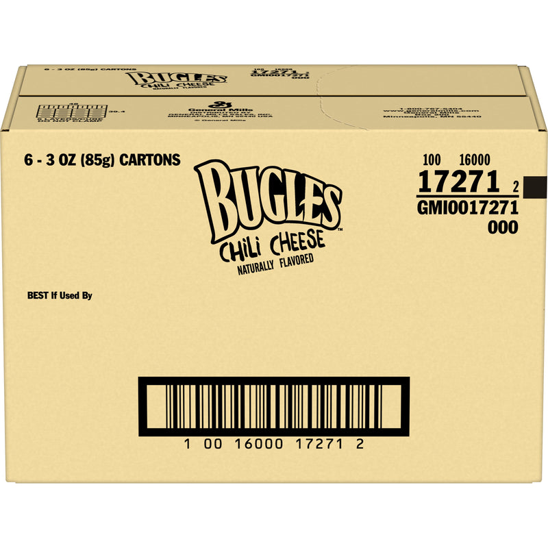 Bugles™ Chili Cheese 3 Ounce Size - 6 Per Case.