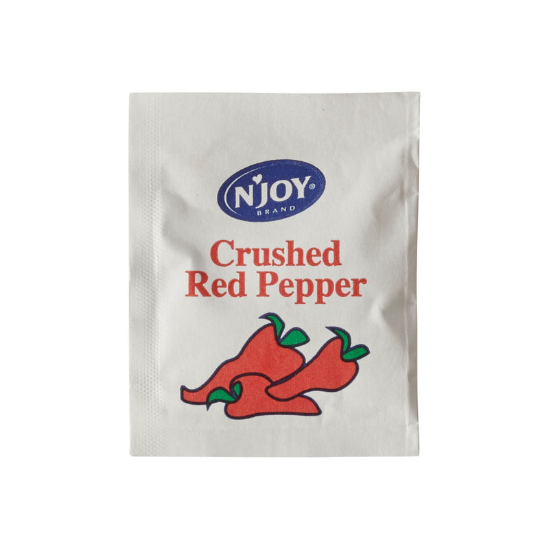 N'joy Pepper Crushed Red 1 Grams Each - 1.1 Pound Per Case.