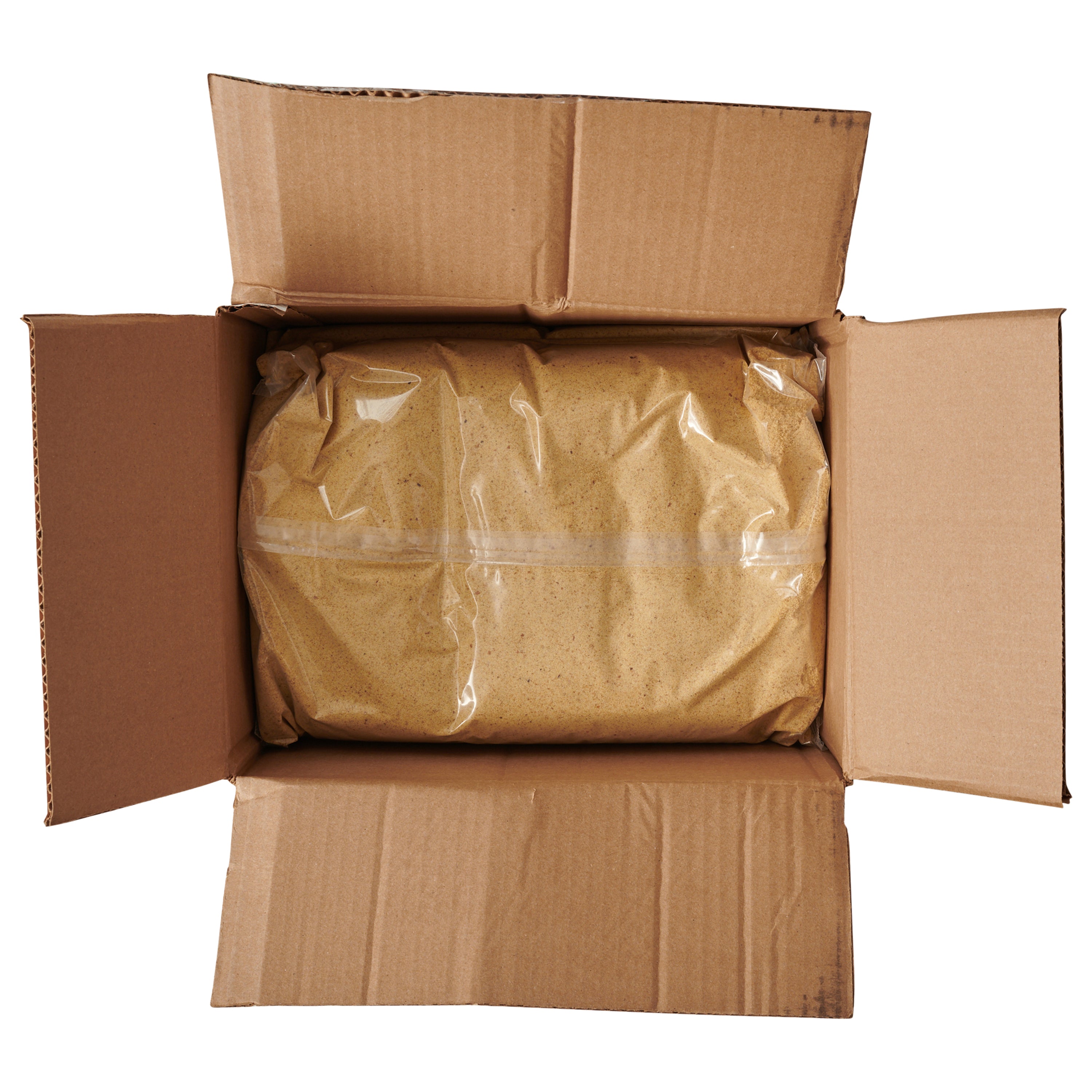 Chef's Finest Crumbled Plain Fine Bread 7.5 Pound Each - 2 Per Case.