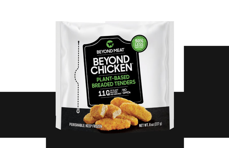 Beyond Meat Beyond Chicken Plant Based Breaded Tenders 8 Ounce Size - 8 Per Case.