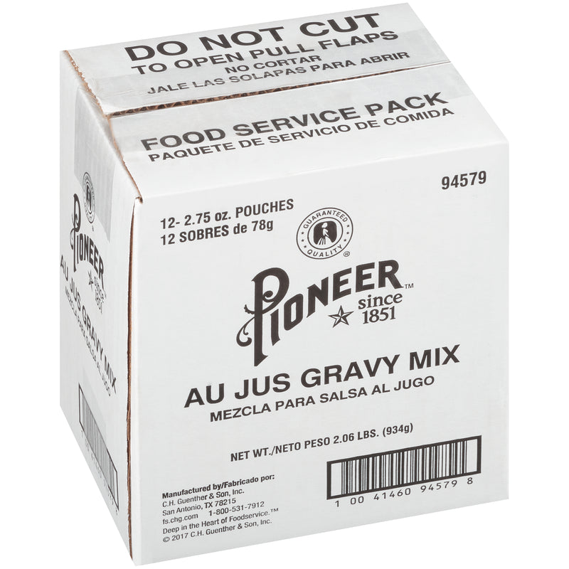 Pioneer Au Jus Gravy Mix 2.75 Ounce Size - 12 Per Case.