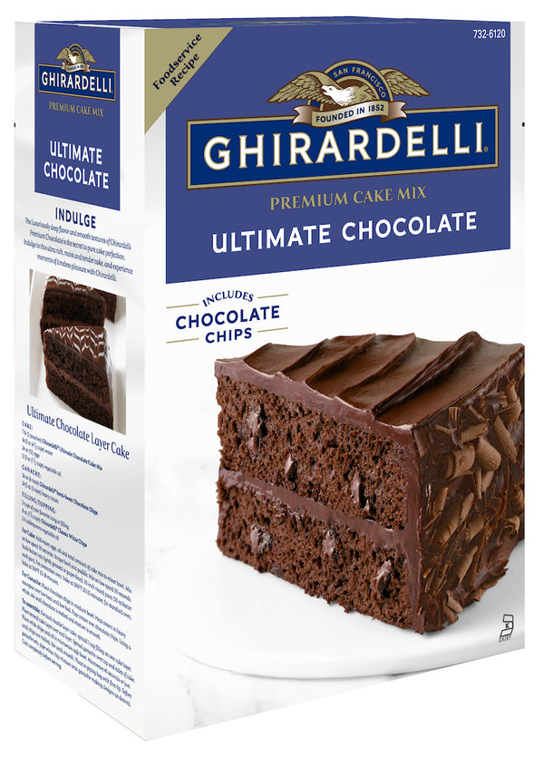 Ghirardelli Chocolate Ultimate Chocolate Cake Mix 7 Pound Each - 4 Per Case.