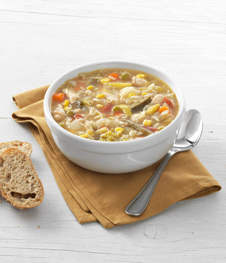 Chicken Vegetable Soup With Rice 4 Pound Each - 4 Per Case.
