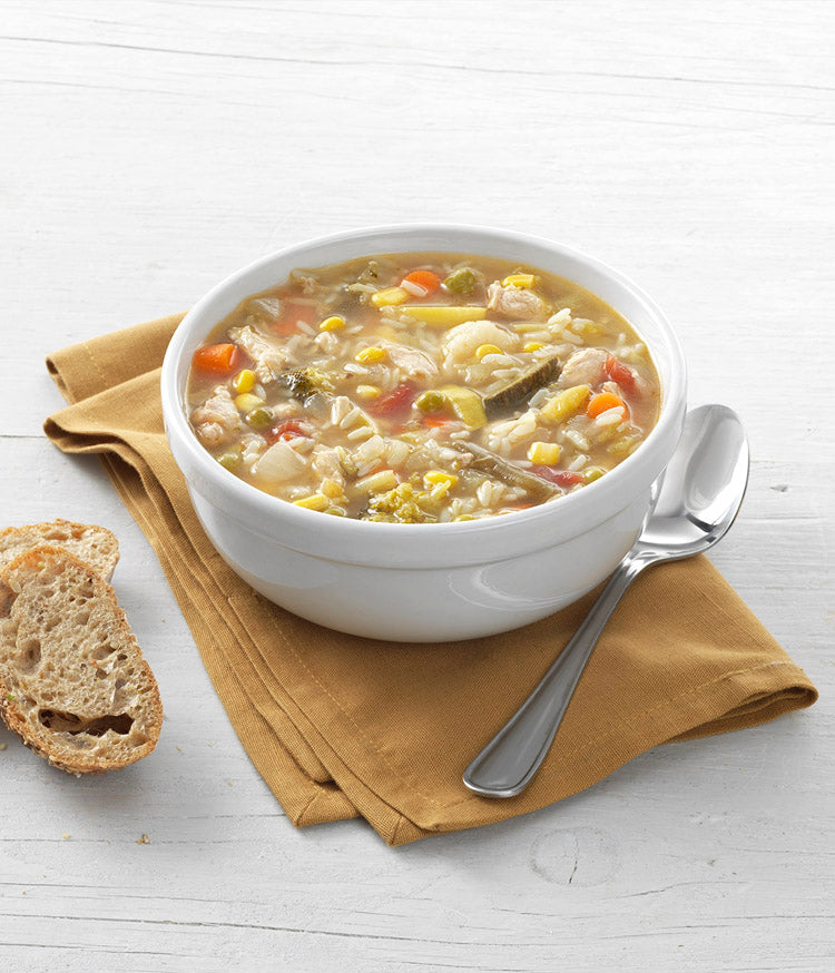 Chicken Vegetable Soup With Rice 4 Pound Each - 4 Per Case.