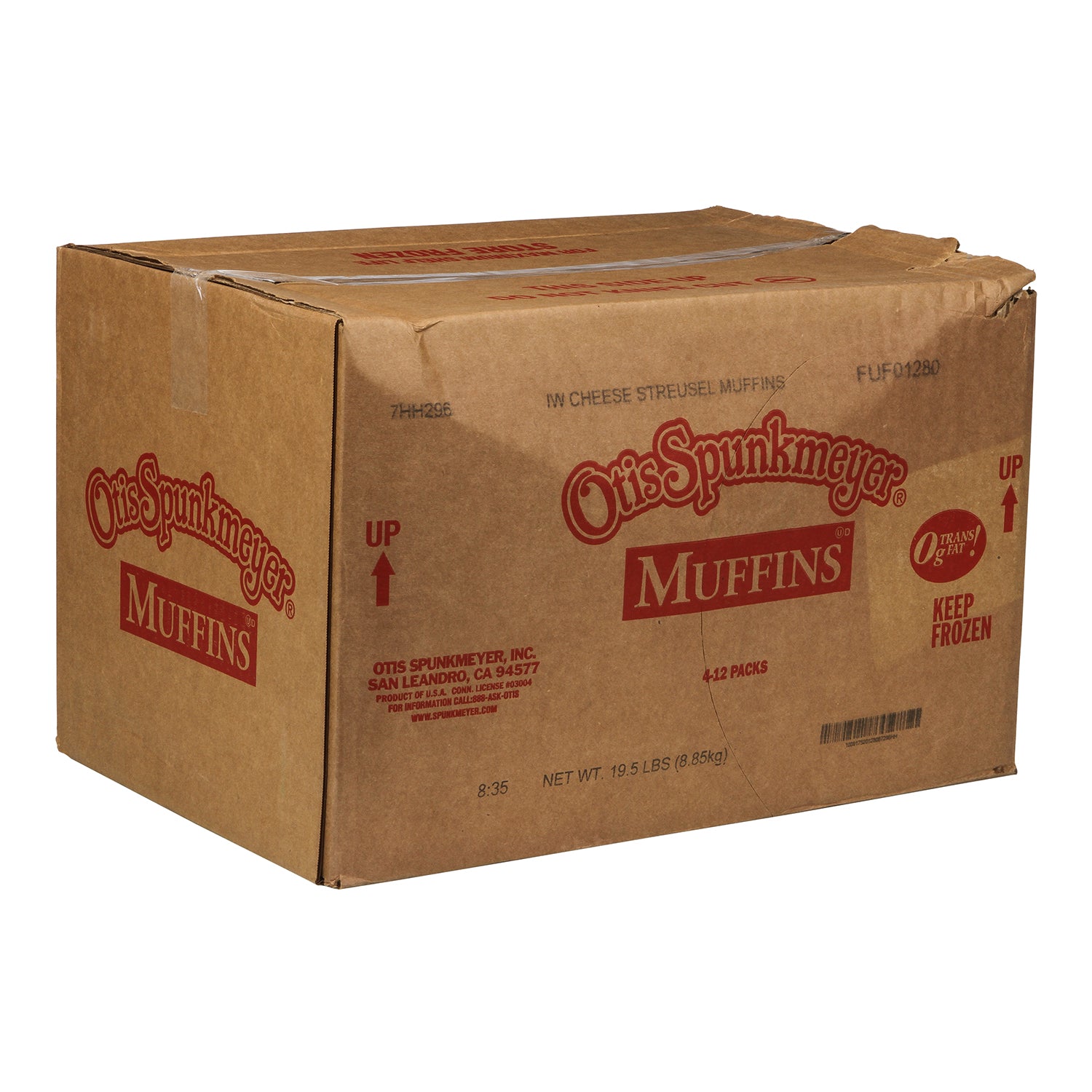 Cheese Streusel Muffin 6.5 Ounce Size - 48 Per Case.