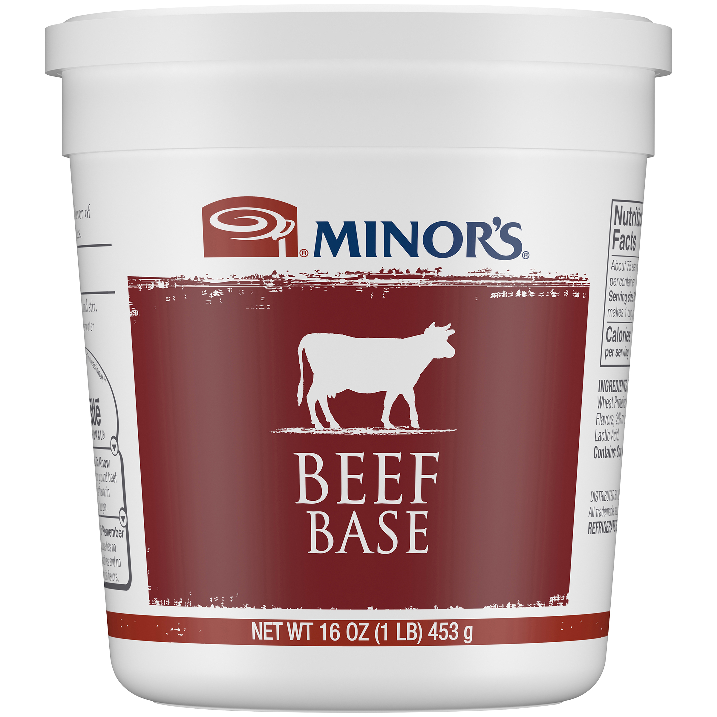 Minor's Beef Base 1 Pound Each - 6 Per Case.