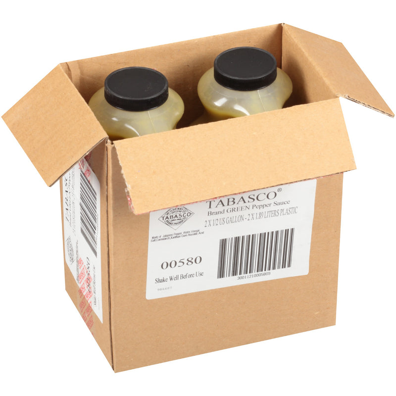 Tabasco Green Pepper Sauce 0.5 Gallon - 2 Per Case.