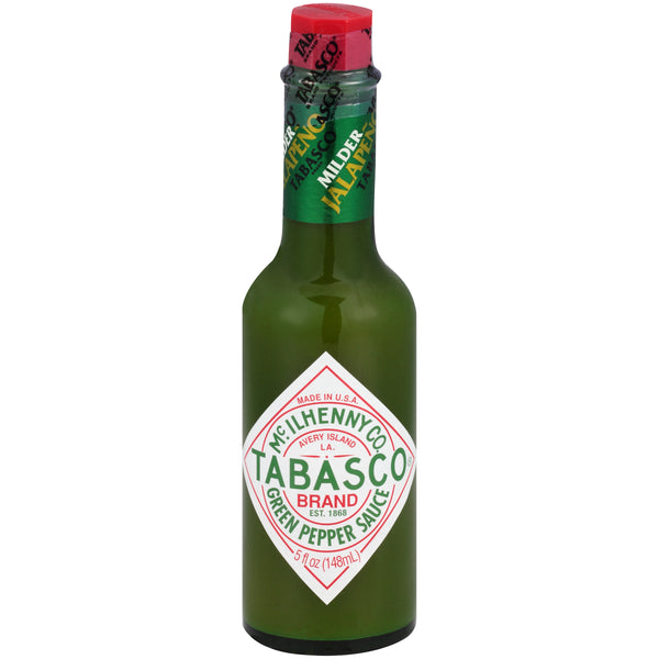 Tabasco Green Pepper Sauce Institutional 5 Fluid Ounce - 12 Per Case.