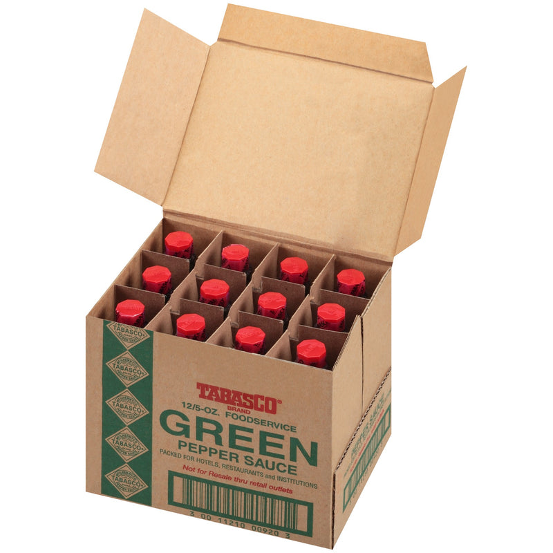 Tabasco Green Pepper Sauce Institutional 5 Fluid Ounce - 12 Per Case.