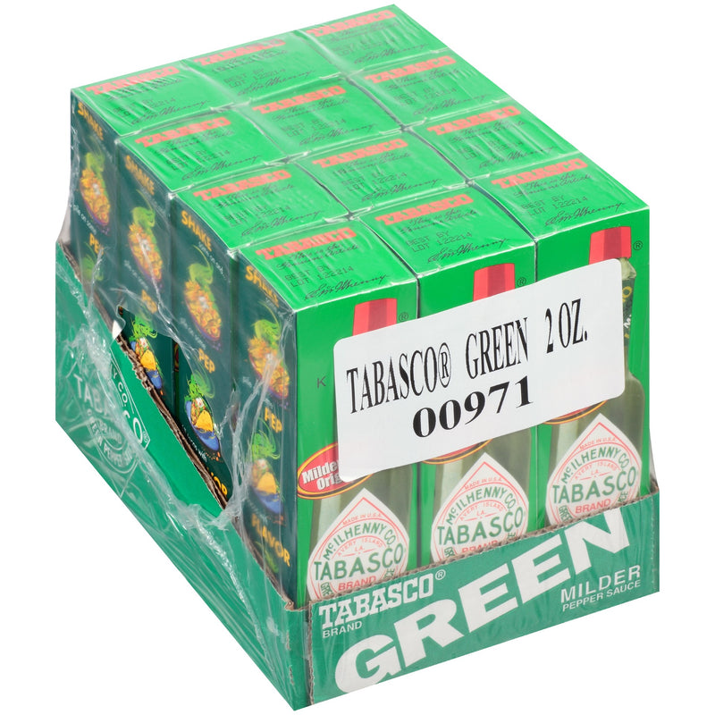 Tabasco Green Pepper Sauce 2 Fluid Ounce - 12 Per Case.