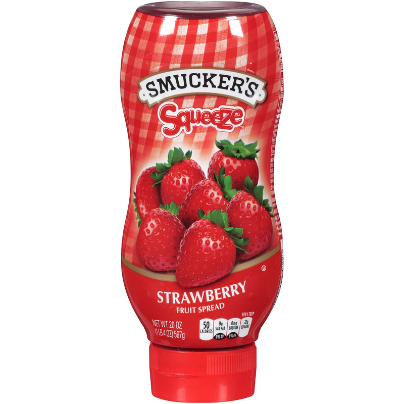 Squeeze Strawberry Jam 20 Ounce Size - 12 Per Case.