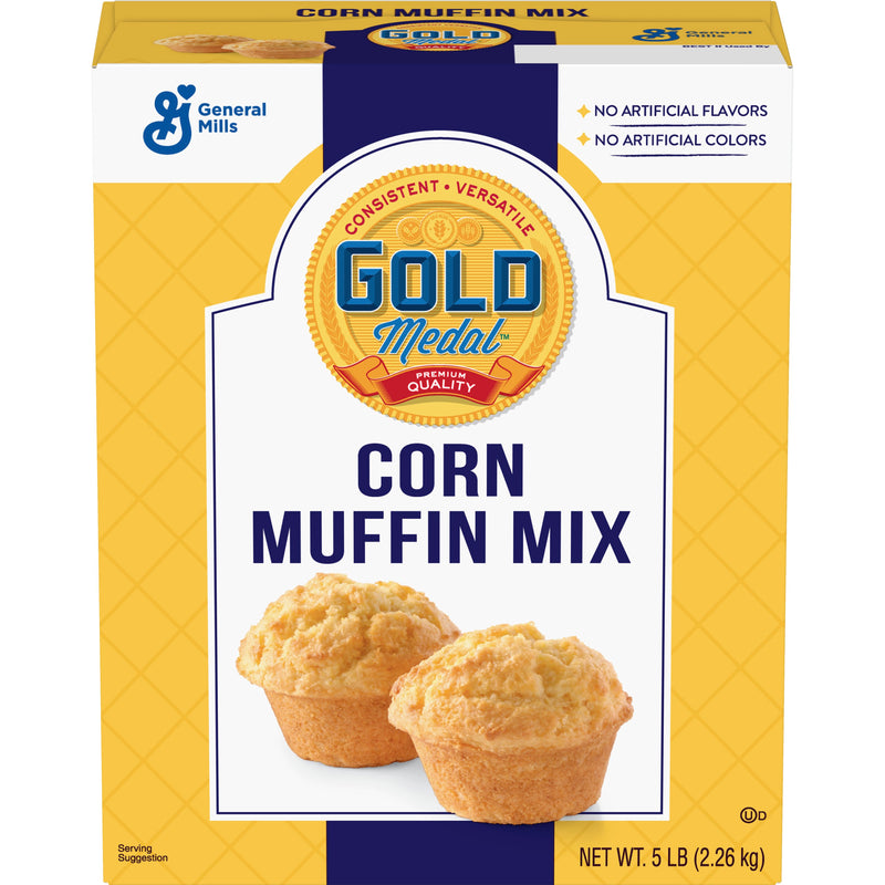 Gold Medal™ Muffin Mix Corn Muffin 5 Pound Each - 6 Per Case.