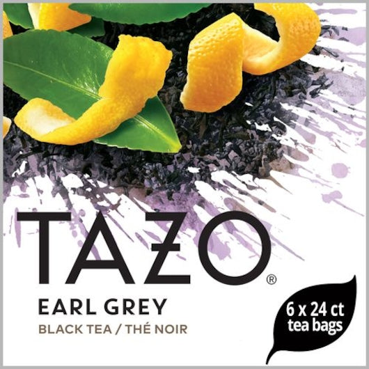 Tazo Earl Grey Hot Tea, 24 Piece- 6 Per Case.