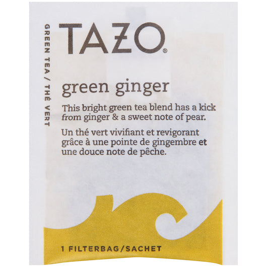 Tazo Green Ginger Tea Bag, 24 Piece - 6 Per Case.