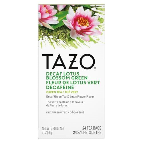 Tazo Decaf Lotus Blossom Green Tea Bag, 24 Piece- 6 Per Case.