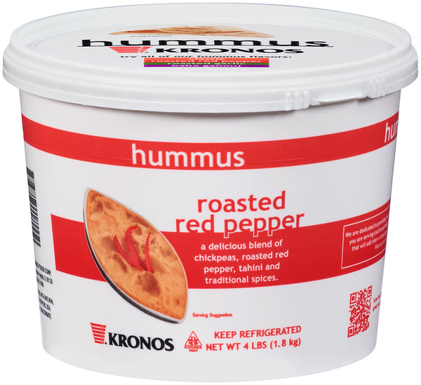 Hummus Rrp Roasted Red Pepper 4 Pound Each - 2 Per Case.