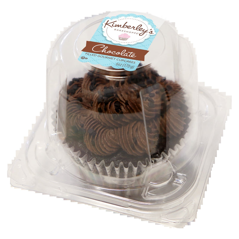 Kb Triple Chocolate Jumbo Cupcakes Single Serve 6 Ounce Size - 12 Per Case.