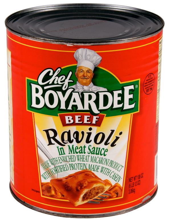Beef Ravioli Can 108 Ounce Size - 6 Per Case.