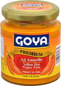 Goya Premium Yellow Hot Pepper Paste 7.5 Ounce Size - 12 Per Case.