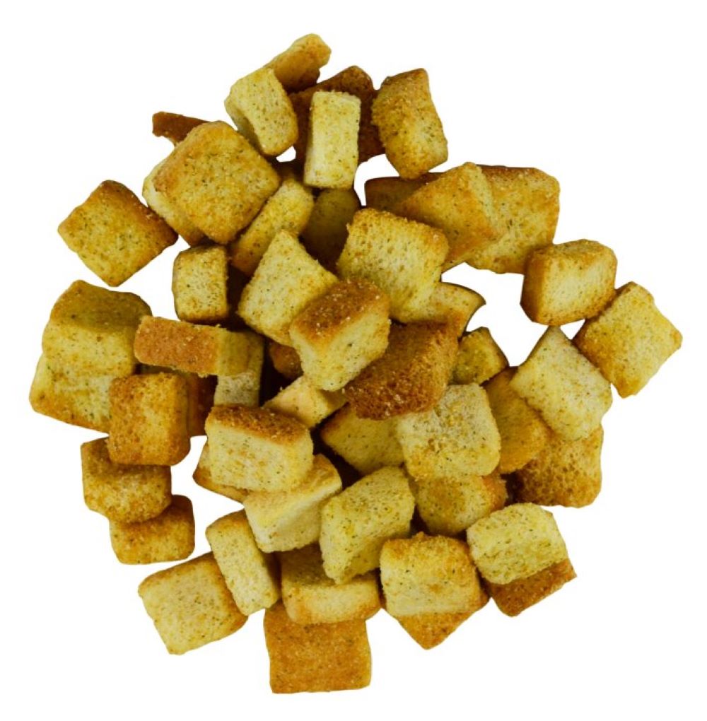 Fresh Gourmet Crouton Butter & Garlic Transfat Free 2.5 Pound Each - 4 Per Case.
