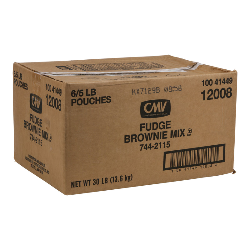 Cm Value Fudge Brownie Mix 5 Pound Each - 6 Per Case.