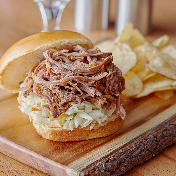 Smithfield Fully Cooked Shredded Beef Brisket 2 Pound Each - 12 Per Case.