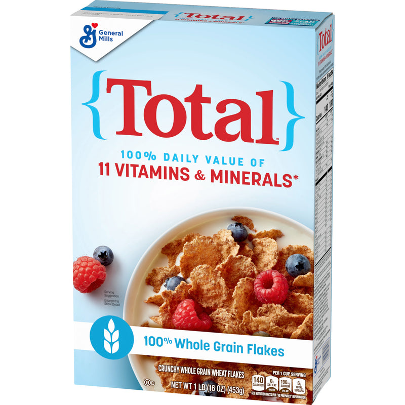 Total™ Whole Grain Cereal Box 16 Ounce Size - 7 Per Case.