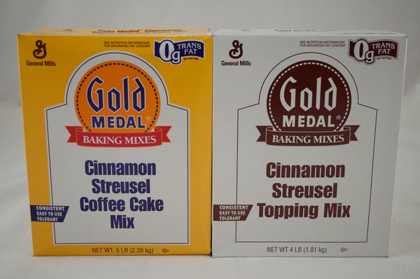 Gold Medal™ Cake Mix Cinnamon Streusel Coffee Cake 4.66 Pound Each - 6 Per Case.