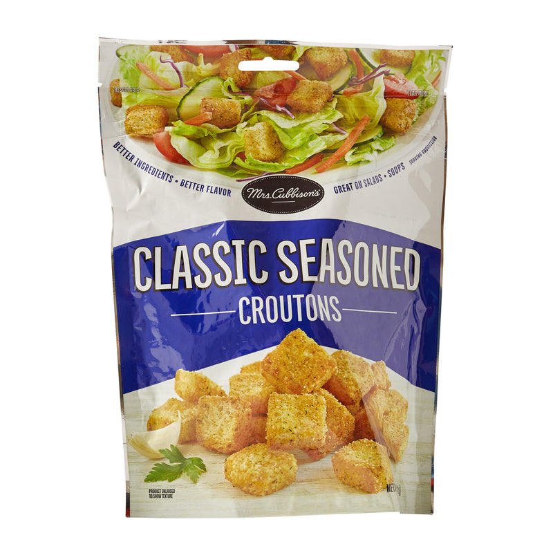 Classic Seasoned Croutons Bags 5 Ounce Size - 9 Per Case.
