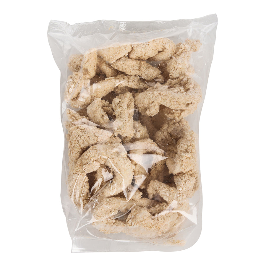 Breaded Calamari Rings Bag 9 Ounce Size - 16 Per Case.