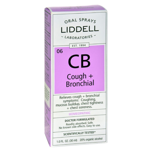Liddell Homeopathic Cough and Bronchial Spray - 1 fl Ounce